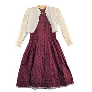 Alphorn Trachtenmode Von Adler Women's Shirt Dress Set Multicolor Size 164 & 152